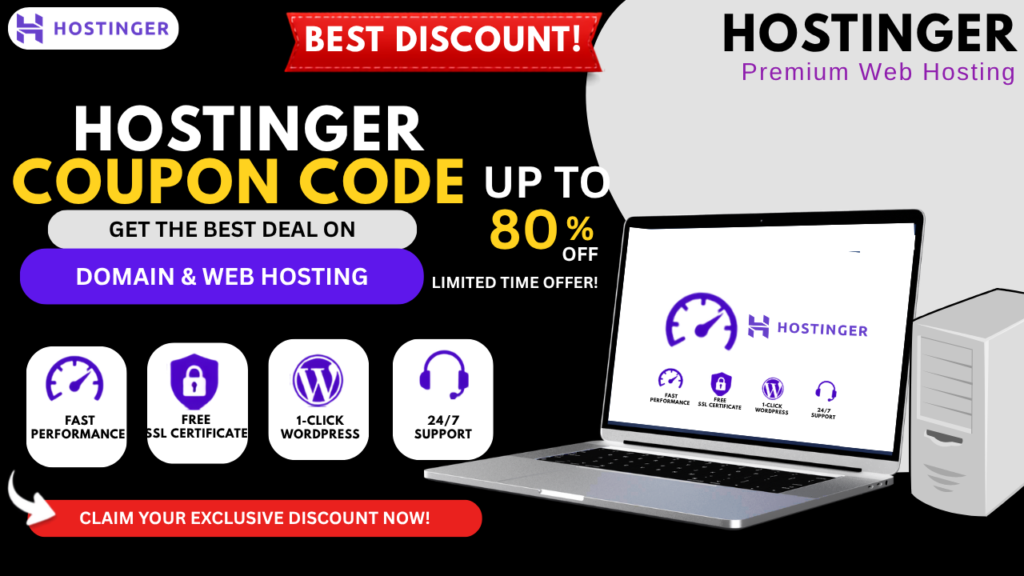Hostinger Coupon Code – Best Discount on Hosting hostinger